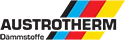 Partnerlogo AUSTROTHERM für Dämmstoffe, mit Produkten aus expandiertem Polystyrol (EPS), extrudiertem Polystyrol (XPS) sowie dem Hochleistungsdämmstoff Resolution für Fassade, Dach, Decke und Boden