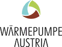Partnerlogo WÄRMEPUMPE AUSTRIA, dem unabhängigen Branchenverband für Wärmepumpen-Systeme in Österreich – mit Schwerpunkten auf Information, Schulung und Zertifizierung von Installationsbetrieben sowie Interessenvertretung der Wärmepumpenbranche
